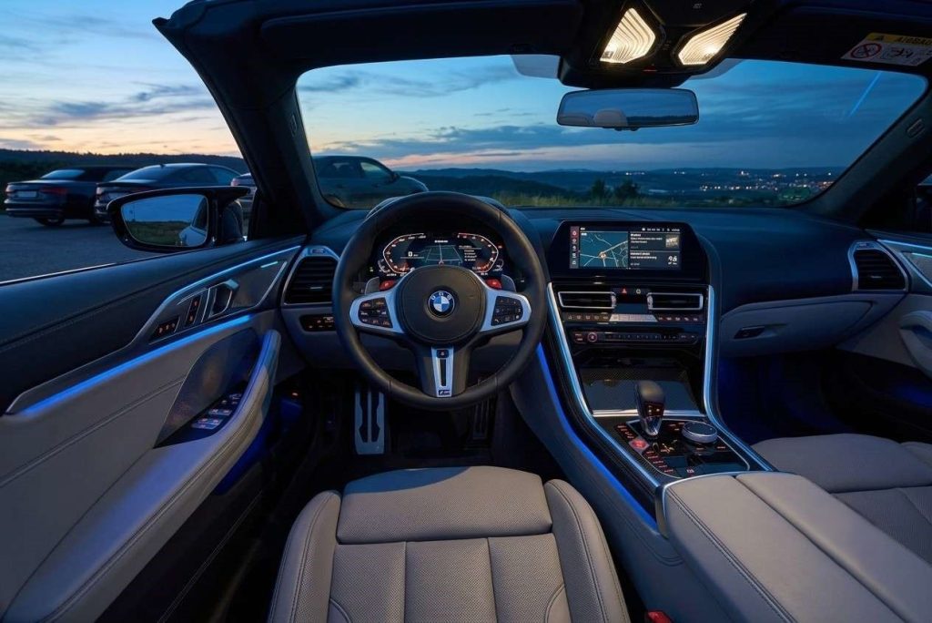 Car ambient lighting at CarBros Dubai