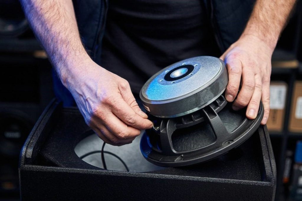 Car audio system installation at CarBros Dubai