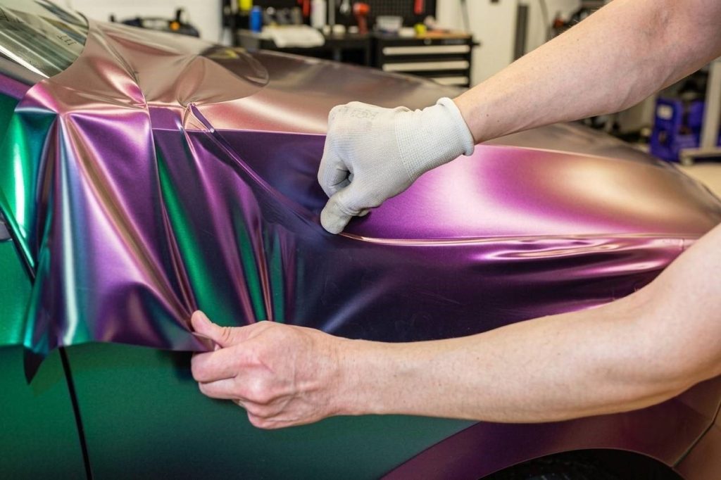 Car wrapping at CarBros Dubai